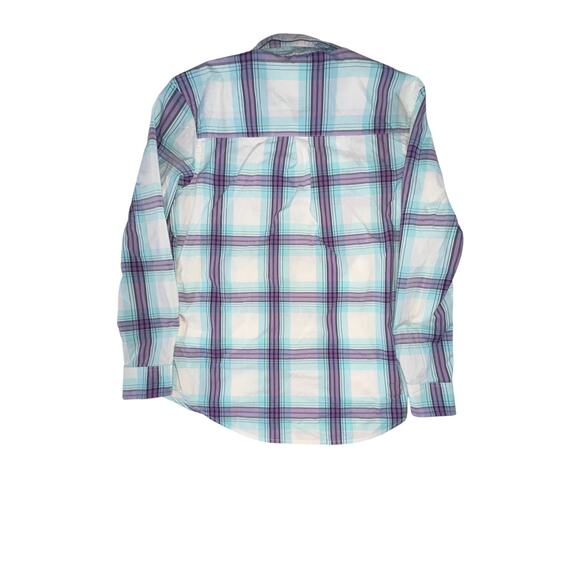 Patagonia Women’s Sun Stretch Plaid Shirt Size S Long Sleeve ButtonUp Hiking Top - Picture 3 of 8